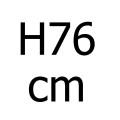 H76cm