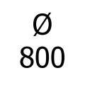 Diametro 800mm