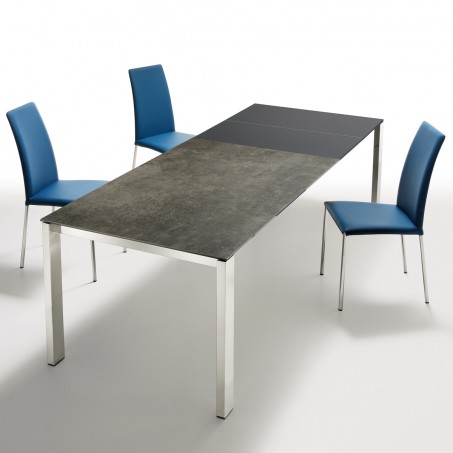 Ausziehbarer Tisch mit Stahlgestell - Badù XL 110 
