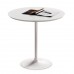 Tulip Tisch mit runder Glasplatte - Infinity