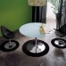 Tulip Tisch mit runder Glasplatte - Infinity