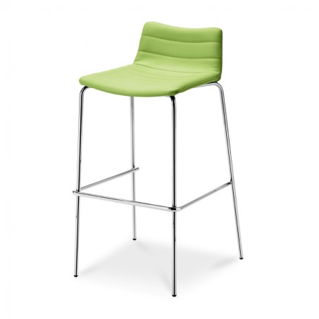 Stapelbarer Hocker aus Leder oder Kunstleder - Cover SG