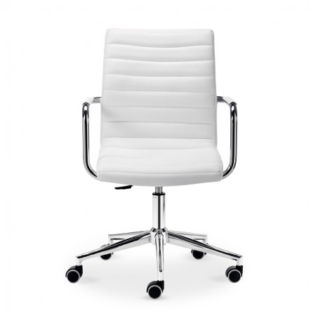 Stuhl, drehbar und ergonomisch mit Lederbezug - Istar B D