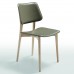 Stuhl von Midj aus Holz und Leder - Joe L-CU