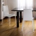 Moderner Designerstuhl mit Lederbezug - King