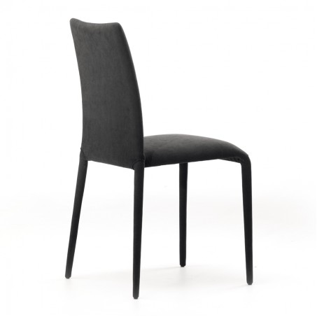 Moderner Designerstuhl mit Lederbezug - King