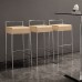 Barhocker mit Lederbezug - Mark CU