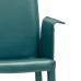Designerstuhl von Midj mit Lederbezug - Nuvola PBLR CU