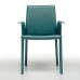 Designerstuhl von Midj mit Lederbezug - Nuvola PBLR CU